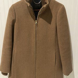 J. Crew Italian Stadium Nello Gori Coat camel 4P - flawless!